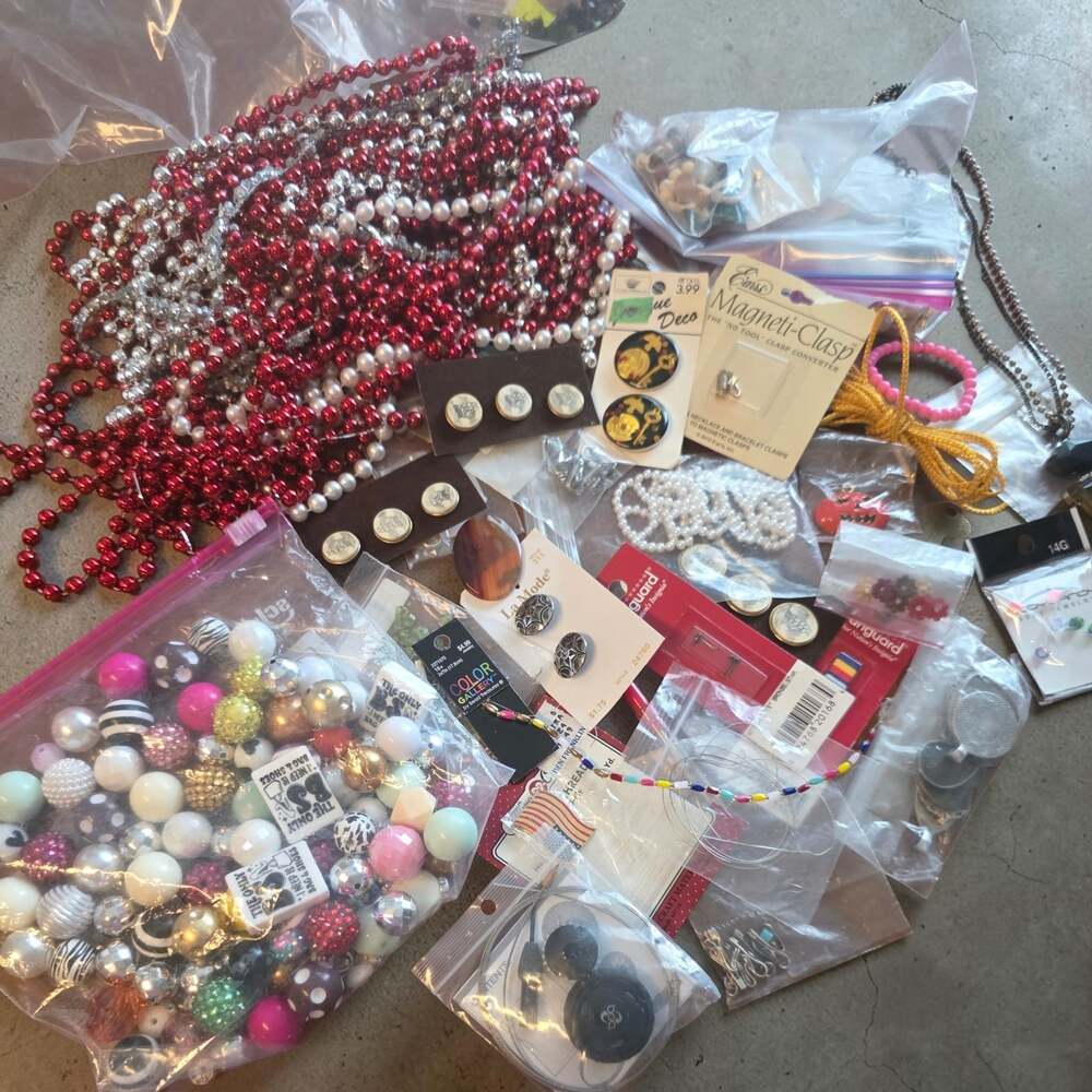 Large Lot of Jewelery Crafting Supplies